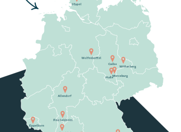 Hier sind wir diesen Sommer unterwegs: RATISBONA baut an 14 Standorten in Deutschland